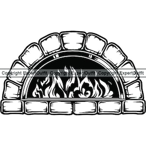 Padeiro Forno Assar Assar Padaria Pão Pastelaria Pastelaria Bolos Tortas Farinha Massa Cozinhar Artesão .SVG .PNG Clipart Vetor Cricut Corte Corte