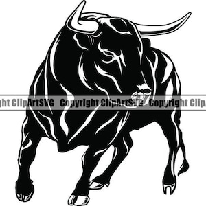 Bull #15 Mascot Steer Cowboy Western Head Face Animal Buffalo College High School Team Sport Logo.SVG .PNG Clipart Vector Cricut Cut Cutting