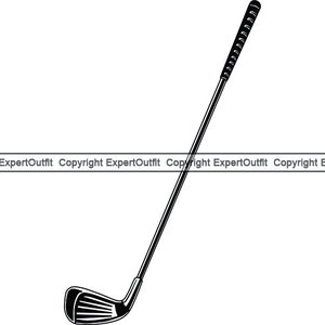 Sport Golf Club jeu golfeur tournoi de golf compétition équipement professionnel fer Logo. SVG. PNG vecteur Clipart Cricut coupe coupe