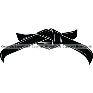 Esporte MMA Karatê Faixa Preta Arte Marcial Mista Kickboxing Boxer Boxe Luta Judô Obi Shodan Dan .SVG .PNG Clipart Vetor Cricut Corte Corte