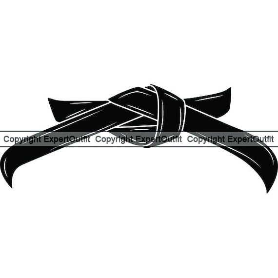 Black belt clearance vector