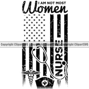 Arts Verpleegkundige USA Amerikaanse vlag Stethoscoop Hartslag Gezondheidszorg Cardiologie Gezond EMT Werk Design Art Logo Svg Png Clipart Vector Cut