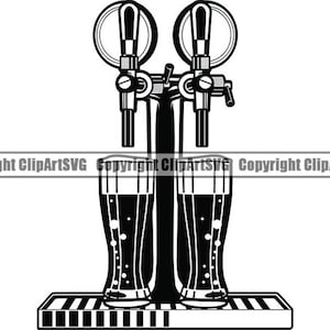 Beer Tap #1 Alcohol Drink Tap Pub Beer Bar Restaurant Beverage Lager Brewery Fresh Craft Brew .SVG .PNG Clipart Clipart Vector Cut Cutting