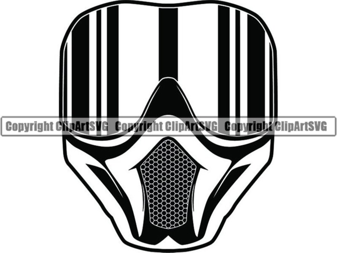 Paintball Mask Drawing