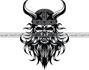 Viking Skull 2 Norway Nordic Sail Sailing Ancient Warrior Norway Barbarian  Medieval Sailing Logo.svg .PNG Clipart Vector Cricut Cut Cutting - Etsy