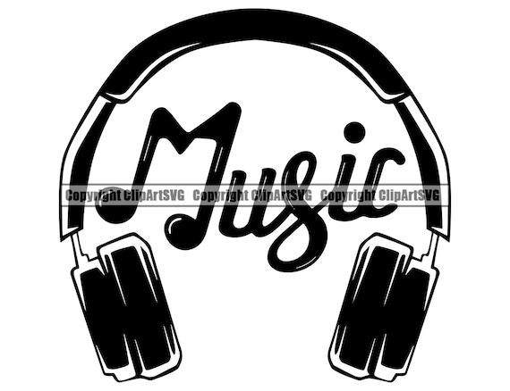 Headphones Music Sound Wave Wireless Bluetooth Dj Stereo Etsy