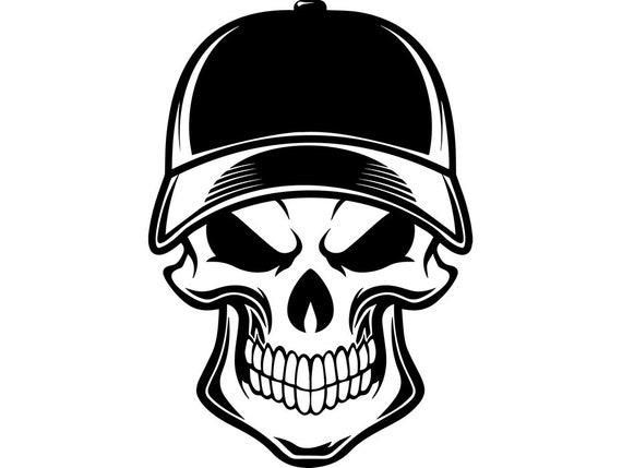 Download Baseball Skull 1 Grin Grinning Bat Ball Player Sports ...