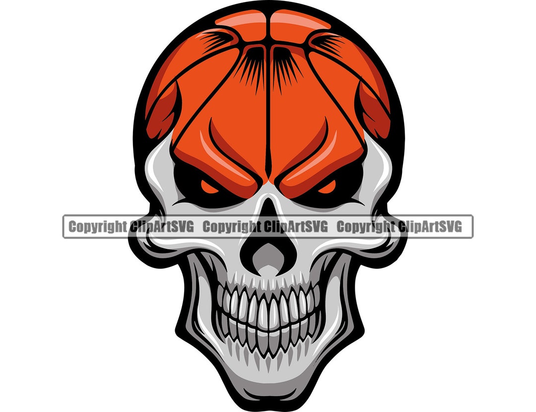 Basketball Skull Skeleton Ball Gym Arena League Equipment - Etsy