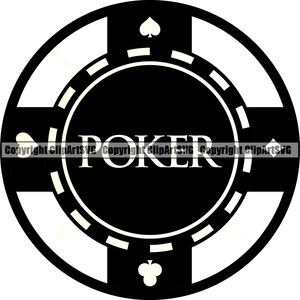 Poker Chip Soldi Contanti Scommessa Carta da gioco Giocatore d'azzardo Gioco d'azzardo Casinò Scommesse Blackjack Gioco Texas Hold Em Logo SVG PNG Clipart Vector Cut