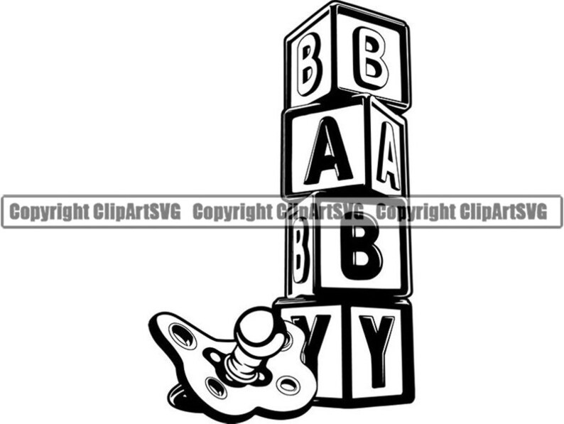 Baby Blocks 2 Baby Love Infant Child Family Kids Human Etsy