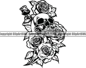 Download Skull Tattoo Svg Etsy