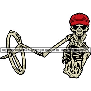 Trucking Truck Driver Skull Skeleton Middle Finger Semi Big Rigg Tractor Trailer Delivery Shipping Cargo Design Logo SVG Clipart Vector Cut