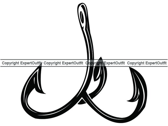 Download Fish Fishing Hook Three Prong Catch Catching Lure Casting Net Etsy