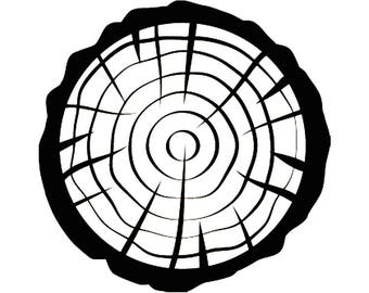 Lumberjack Logo 3 Axes Crossed Tool Chop Forrest Trees Woods