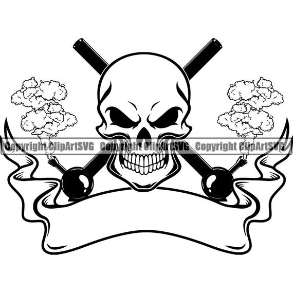 Bong Logo 7 Skull Marijuana Cannabis Pot Weed Smoker Smoking | Etsy