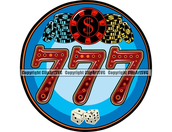 Jackpot Slot Machine Lucky 777 Casino Bet Money Chip Win Risk | Etsy