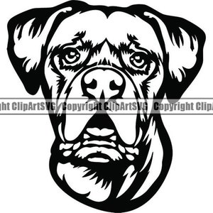 Boxer #51 Dog Breed K-9 Animal Pet Hound Pedigree Canine K-9 Cartoon Purebred Puppy Logo .SVG .PNG Vector Clipart Vector Cricut Cut Cutting