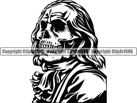 Benjamin Franklin 1 Skull Dead President Money Cash Statue Etsy