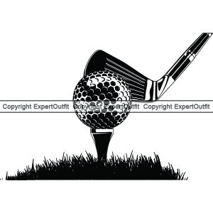スポーツ ゴルフボール トーナメント クラブ ゴルファー ゴルフ スポーツ コース ティー ボックス ゲーム 機器 競技 .SVG .PNG クリップアート ベクター Cricut カット カッティング