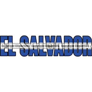 Salwador Salwadorski Tekst Słowo List Typografia Flaga Kraj Świat Naród Mapa Element Projektu Cytat Logo SVG PNG Clipart Wektor Wytnij Plik