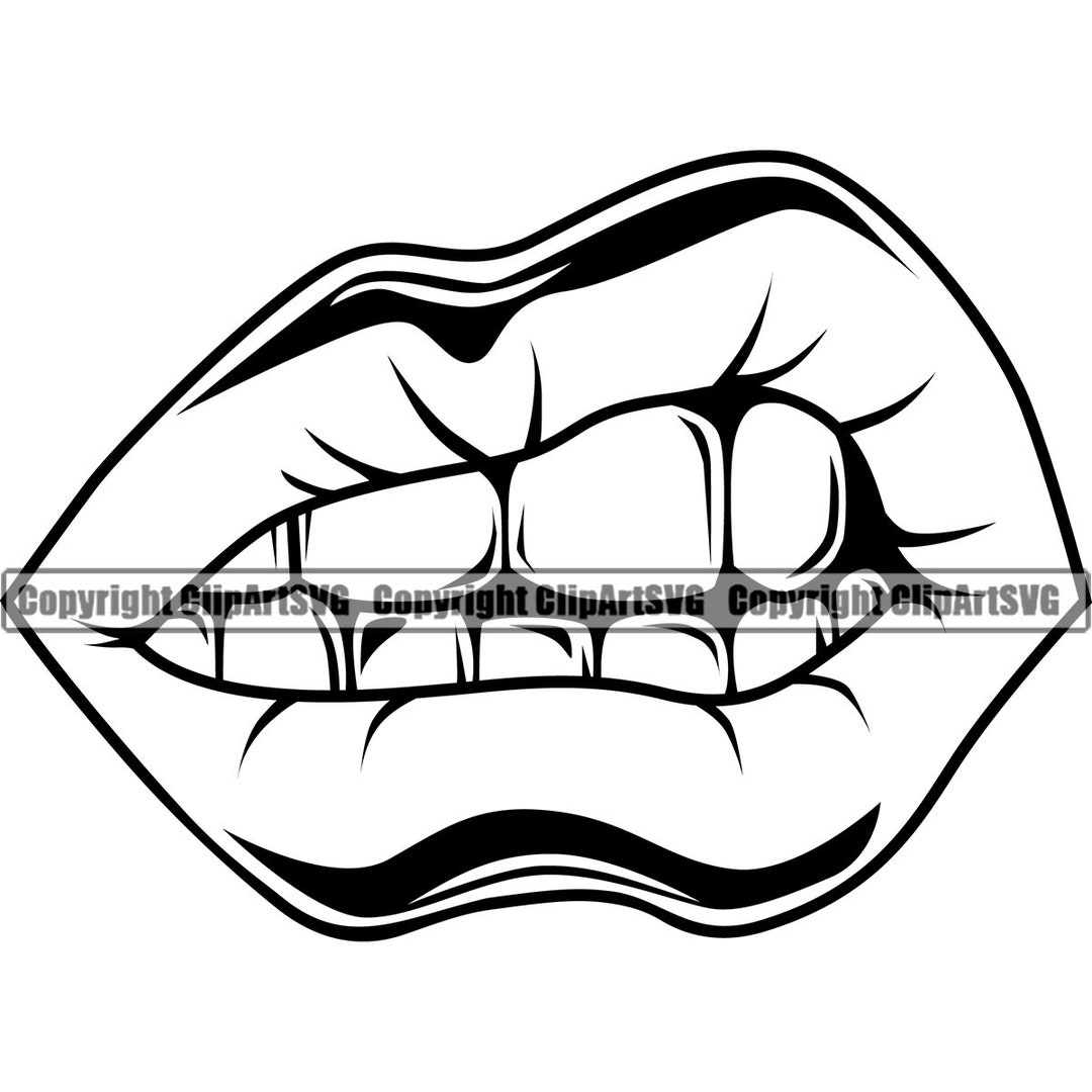 Sexy Lips Gold Teeth Grill Grillz Mouth Thug Gangster Rich Money Art