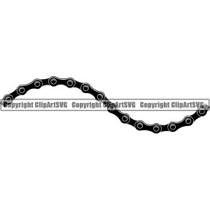 Fahrrad Kette Wellenlinie Bordüre Rahmen Zyklus Radfahren Fahrrad Rennen BMX Racing Teil Geschwindigkeit Design Element Art Logo SVG PNG Vektor Cricut Schnitt Schneiden