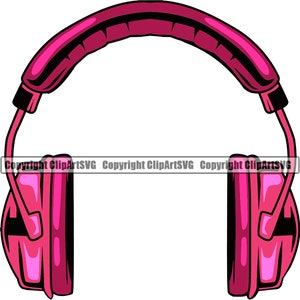 DJ Disc Jockey Kopfhörer Musik Plattenspieler Plattenspieler Mixer Album Vinyl Club Radio Sound Design Art Logo SVG PNG Vektor Clipart geschnitten Datei