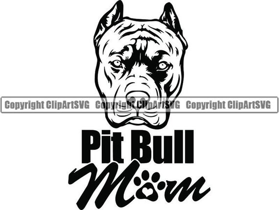 American Pit Bull 78 Mom Love Happy Dog Puppy Pet Terrier Etsy