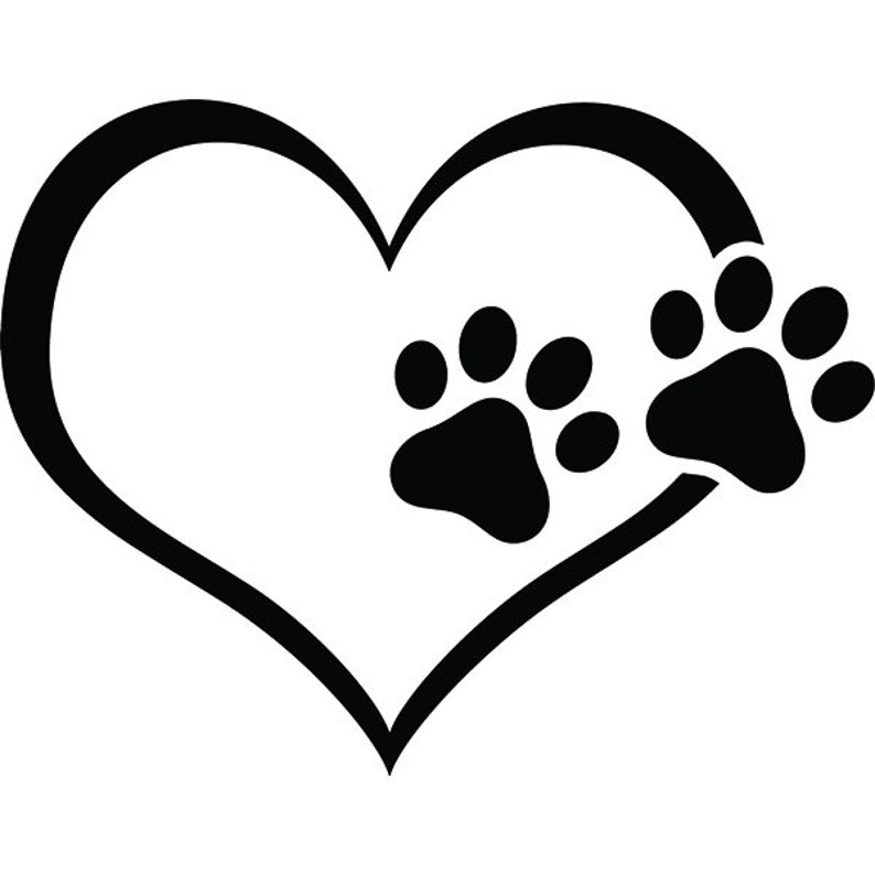 Download Paw Print 4 Heart Love Dog Puppy Cat Kitten Animal ...
