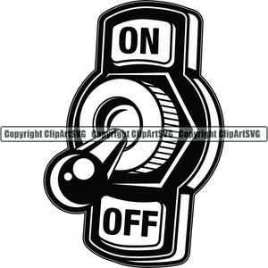 Schakelaar #1 schakelaar macht energie uit licht elektriciteit knop elektrische technologie muur beurt. SVG. PNG Clipart Clipart Vector knippen snijden