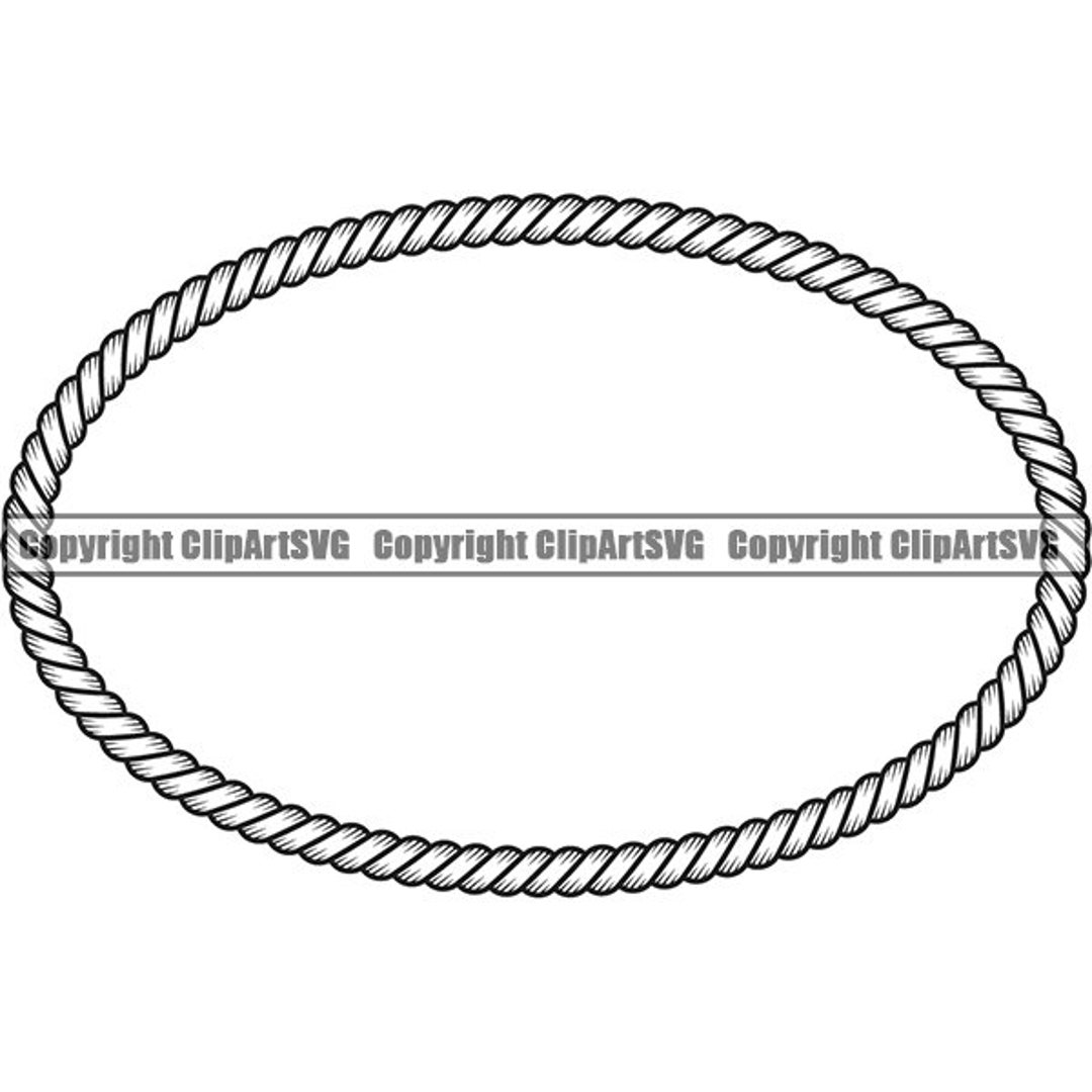 Rope Oval Border