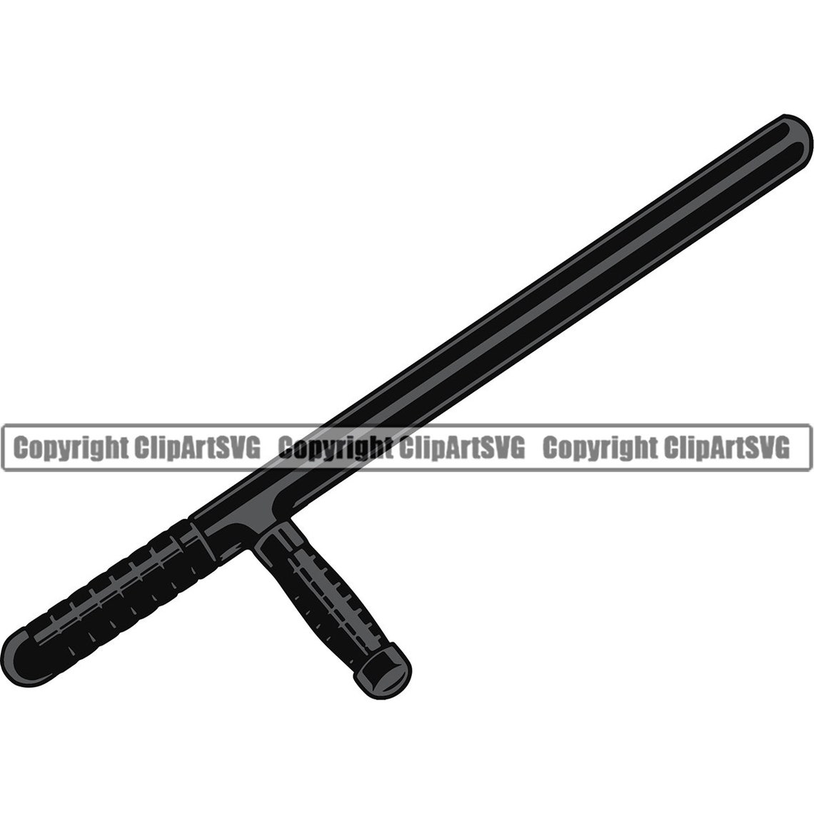 Police Officer Baton Night Stick Self Defense Weapon Policeman Etsy