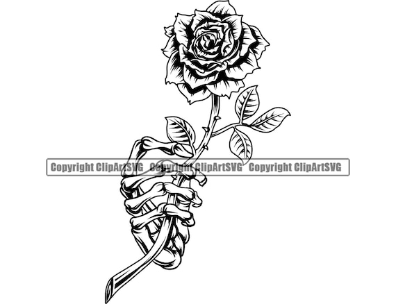 Skeleton Hand Roses Hands Death Evil Kill Killer Tattoo Human Etsy Skeleton Hand Roses Hands Death Evil Kill Killer Tattoo Human Etsy