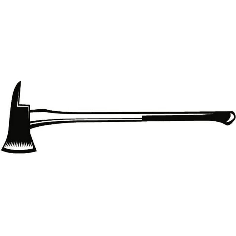 Firefighter Axe 1 Firefighting Rescue Helmet Mask Logo Etsy