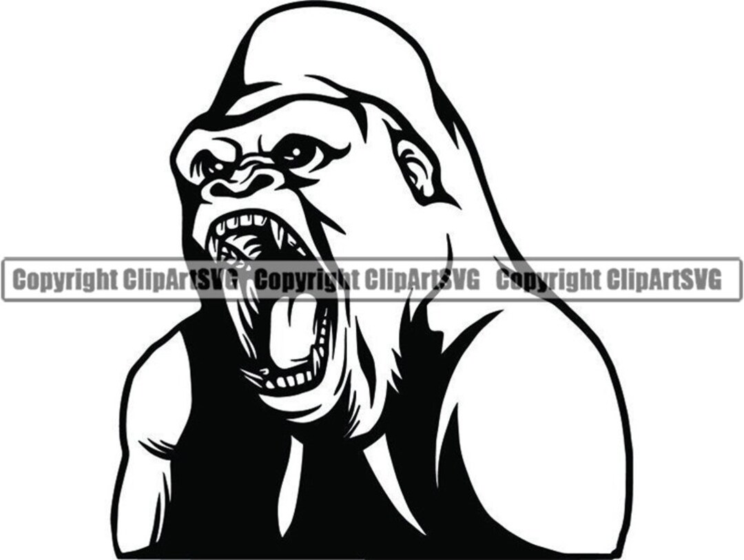 Gorilla Ape 4 Mascot Head Monkey Face Animal Growling Cartoon - Etsy Gorilla Ape 4 Mascot Head Monkey Face Animal Growling Cartoon - Etsy
