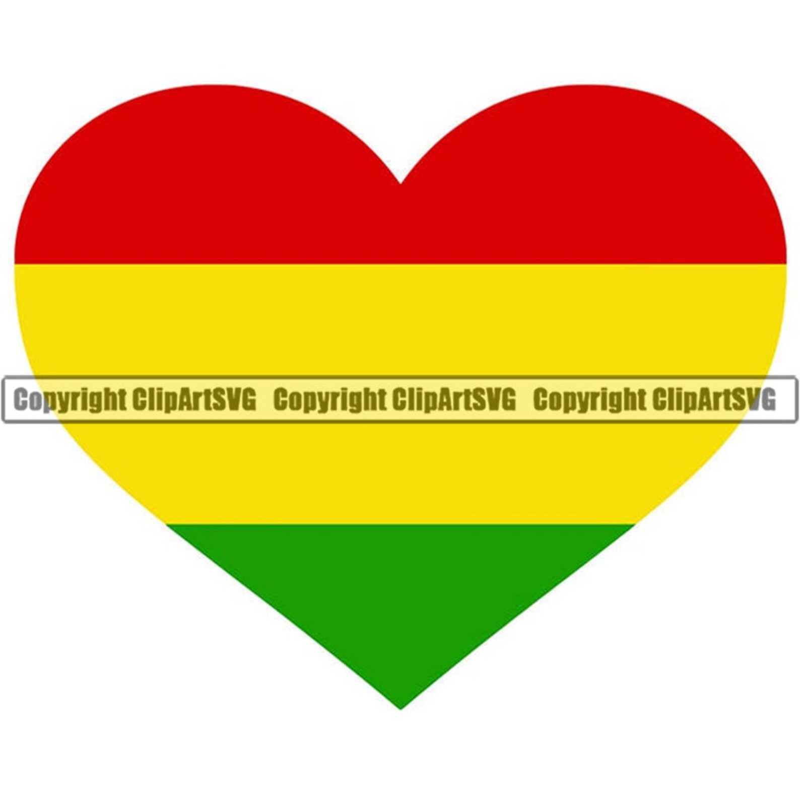 Bolivia Heart Shaped Flag Bolivian South America Country World - Etsy