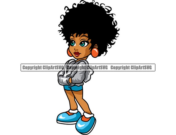 Cute Cartoon Black Woman Female Girl Face Hair Afro Big Eyes - Etsy Canada Cute Cartoon Black Woman Female Girl Face Hair Afro Big Eyes - Etsy Canada