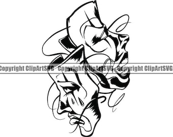 Sad Clown Gangster Etsy