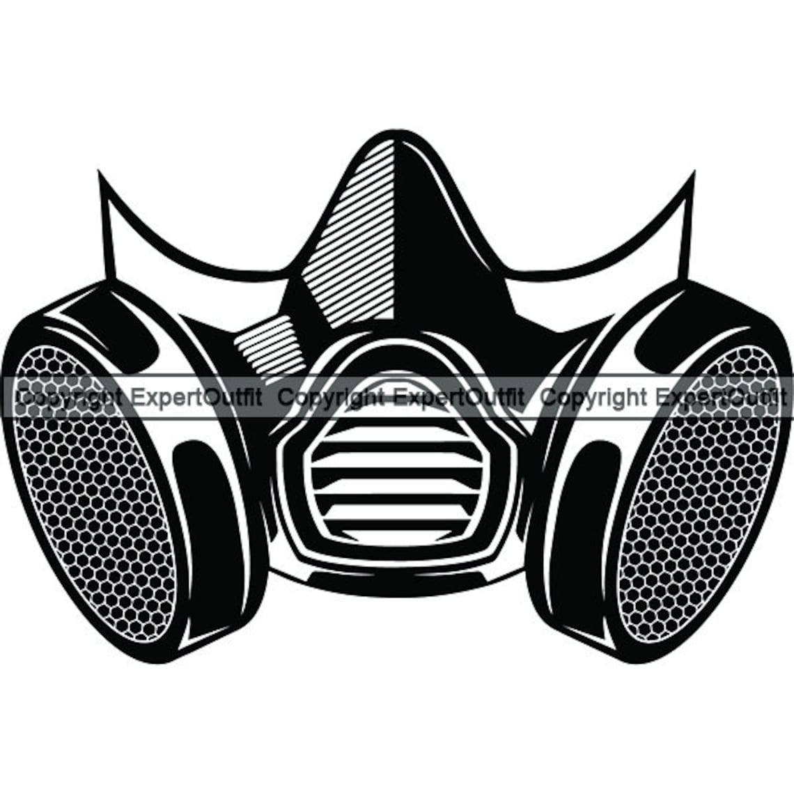 Painter Spray Paint Painting Mask Respirator Protection Nose Etsy Israel