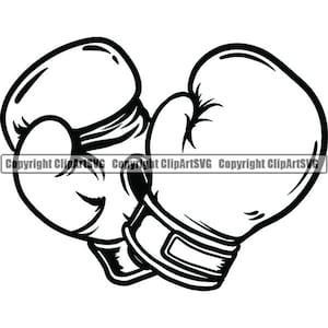 Guantes de boxeo #10 Lucha Lucha MMA Arte marcial mixto Boxeador Equipo de kickboxing Competencia Logo.SVG.PNG Clipart Vector Cricut Corte Corte