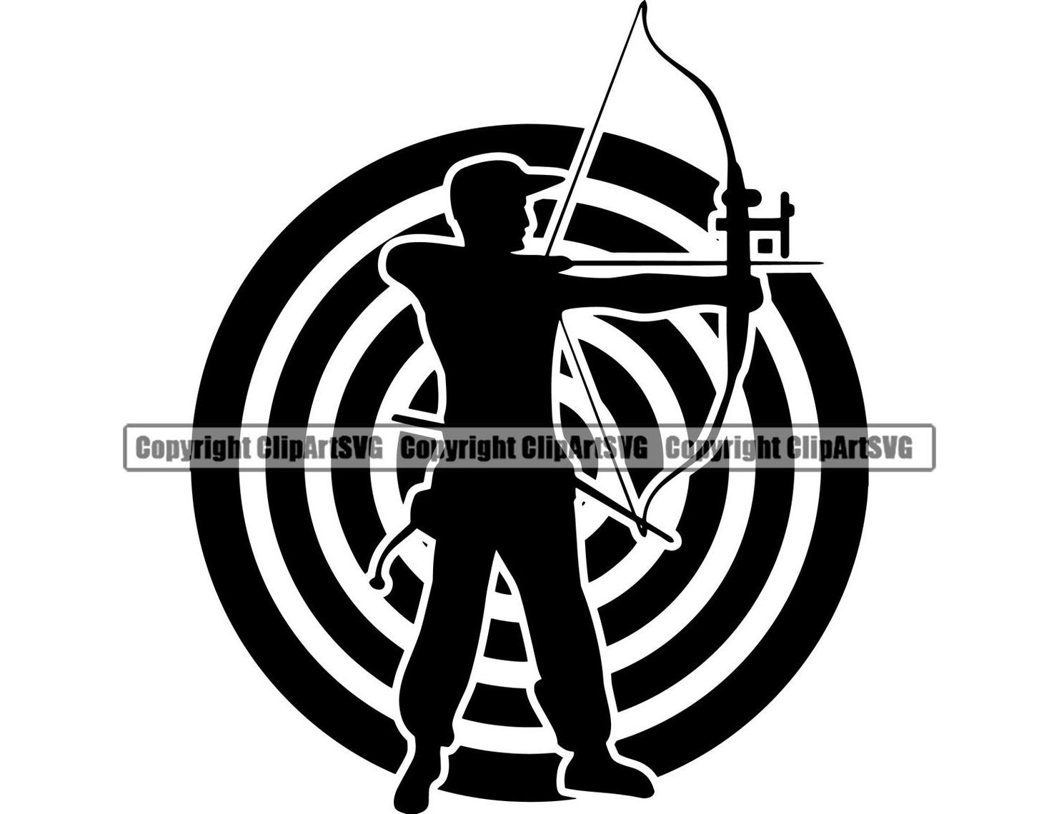 arrow svg bow and arrow vector archery svg Archery silhouette archery clipart Target svg Archery Bundle bow svg Archery design