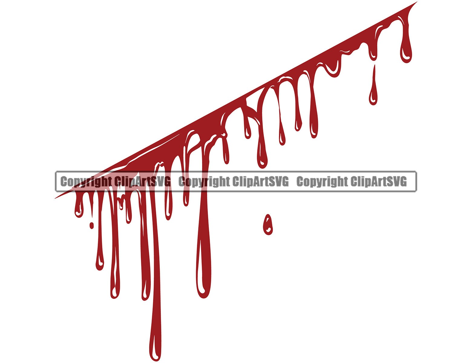 Dripping Blood Vector
