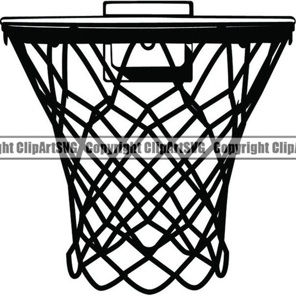 Basketball Hoop #12 Backboard Goal Rim Basket Ball Net Sports Game Icon Logo Equipment School Logo.SVG.PNG Clipart Vector Cricut Cut Cutting