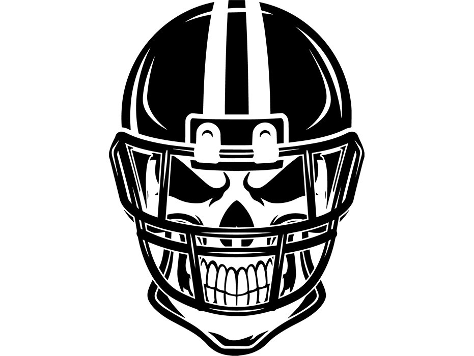 Football Helmet 5 Skull Equipment Team Sports School College Etsy