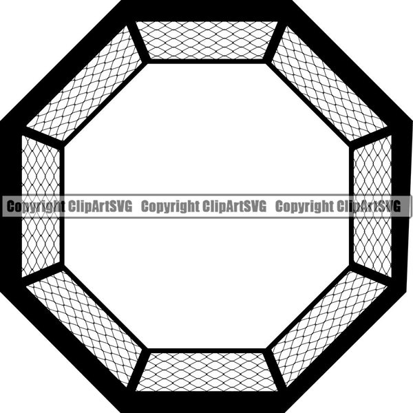 MMA Mixed Martial Arts Black Belt Bjj Jiu Jitsu Sport Gis Fight Robe Ring Cage Boxing Glove Design Art Logo SVG PNG Vector Clipart Cut File