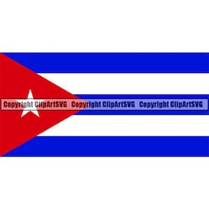 Kuba Kubanische Karibik Insel Havanna Land Welt Nationale Nation Flagge Logo Art .JPG .PNG Clipart Clip Art Design Grafik Download Datei