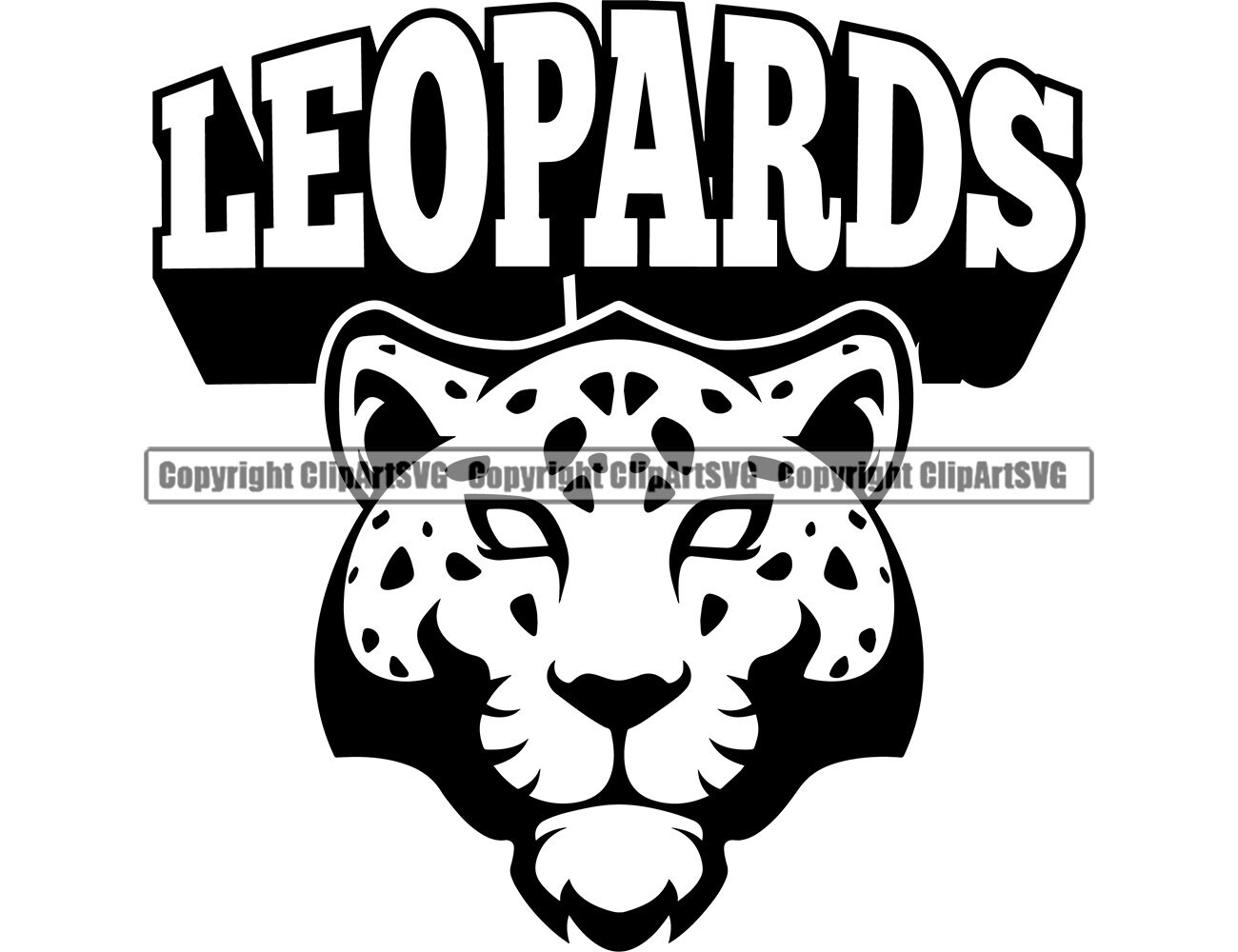 Leopard Jaguar Cheetah Mascot School Team Head Sport eSport Etsy