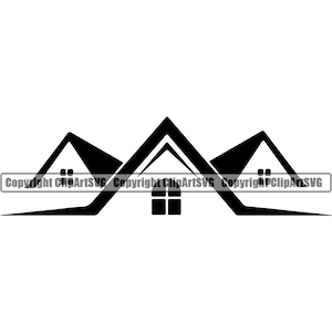 Construcción de techos Agente de bienes raíces Agente de bienes raíces Techador de bienes raíces Construcción de techos Constructor Trabajo Servicio de reparación Diseño Logotipo SVG PNG Clipart Vector Cut