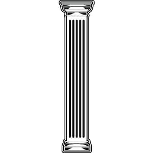 Colonna #5 Architettura Pilastro Colonna Romana Antica Costruzione Antica Costruzione. SVG. PNG Clipart Vector Cricut Taglio Taglio