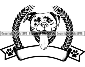 Pit Bull Dog Ribbon - Etsy